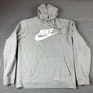 Nike Men's Gray Hoodie Size Large‎